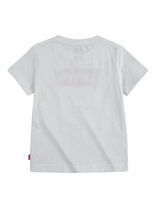 Levi's Kids' Short Sleeve Bat Logo T-Shirt, White