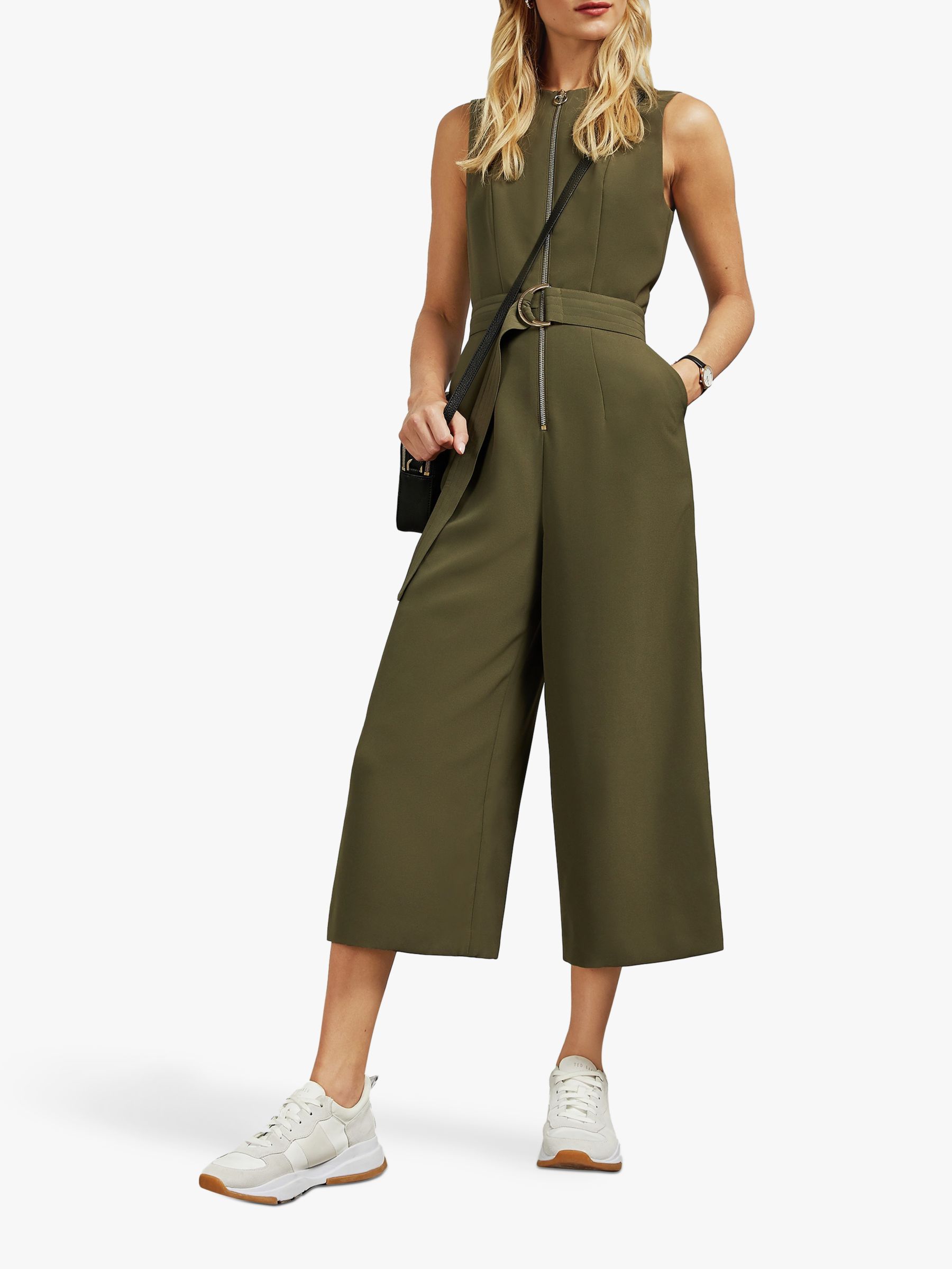 ted baker khaki jumpsuit