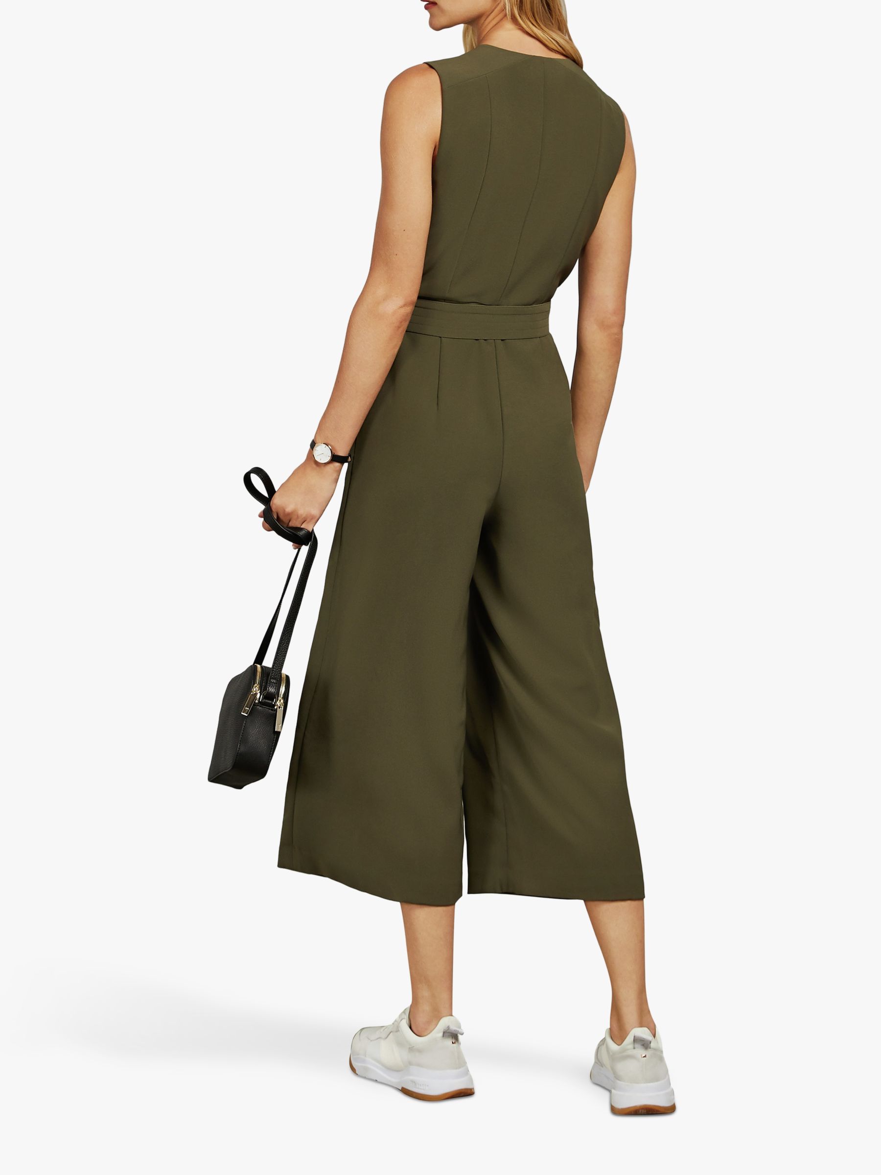 ted baker khaki jumpsuit