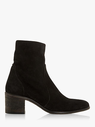 Dune Parsonns Block Heel Ankle Boots