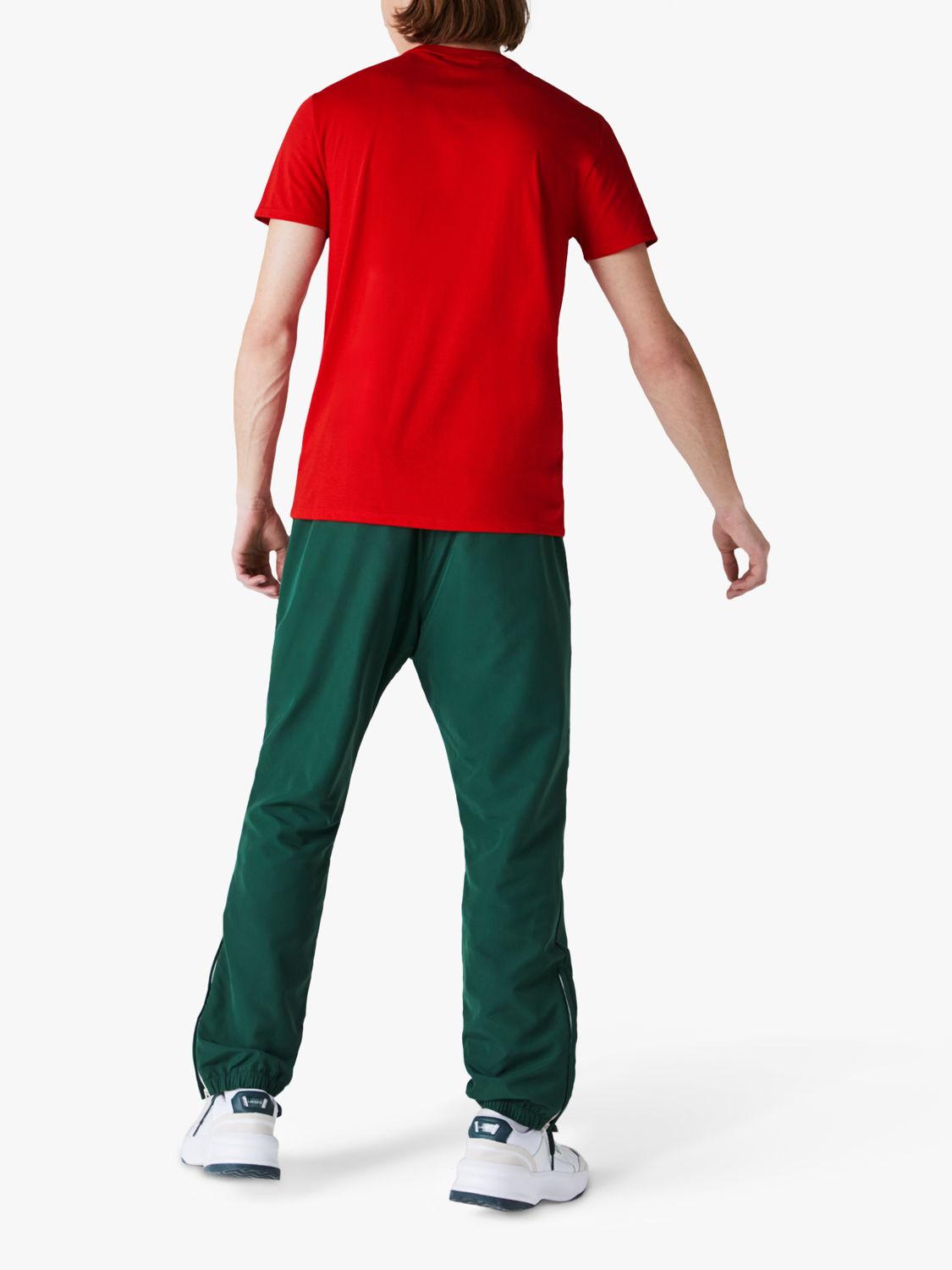 Lacoste Pima Crew Neck T-Shirt, Red, S