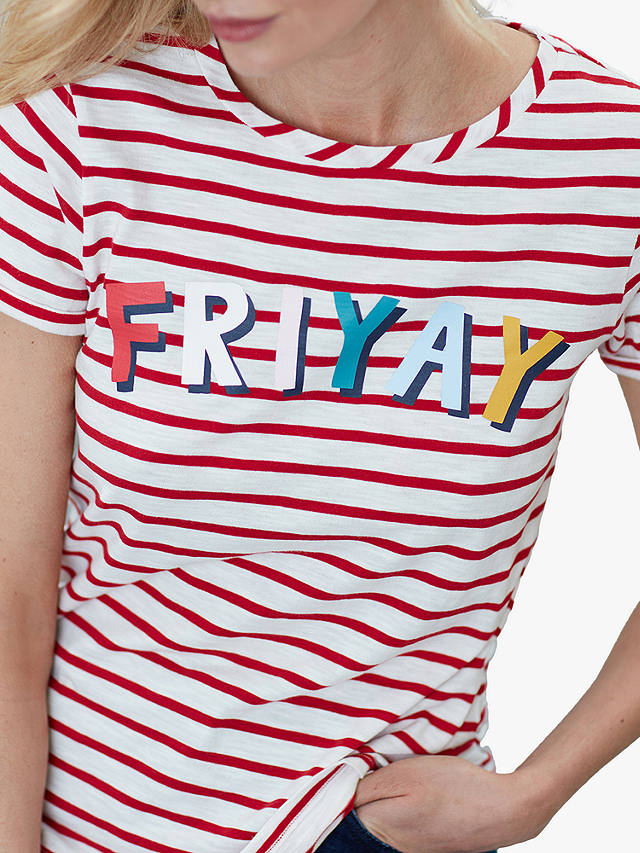Joules Nessa Femmes Jersey T-shirt ** FREE UK LIVRAISON **