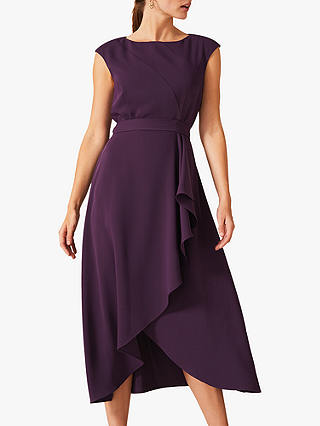 Phase Eight Rushelle Dress, Grape Purple