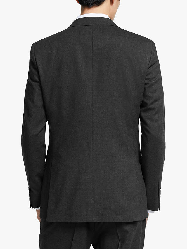 Kin Bengaline Wool Slim Fit Suit Jacket, Charcoal at John Lewis & Partners