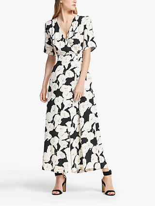 Somerset by Alice Temperley Lily Print Jumpsuit, Black/Multi