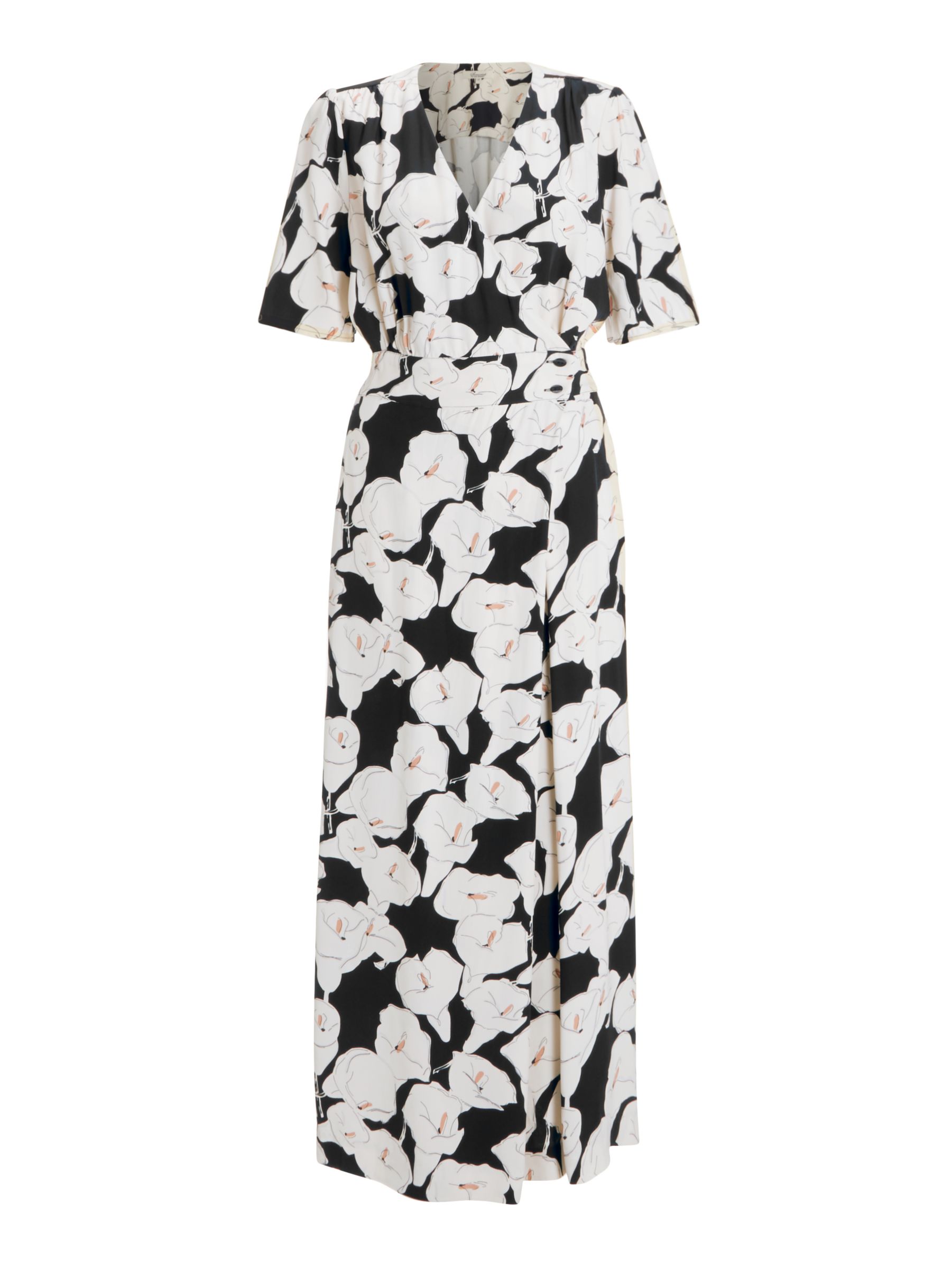 Somerset by Alice Temperley Lily Print Jumpsuit, Black/Multi