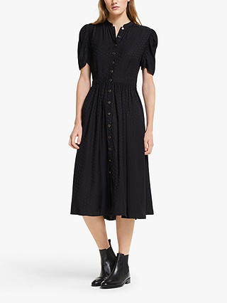 Somerset by Alice Temperley Textured Shirt Dress, Black