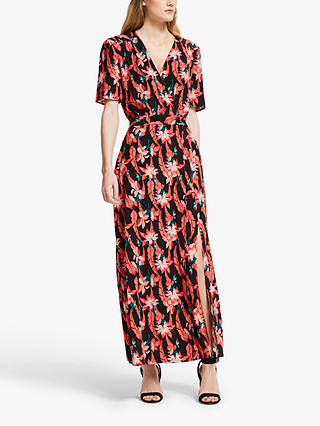 Somerset by Alice Temperley Carnival Floral Maxi Dress, Black/Multi