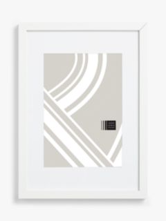 John Lewis Poster Frame & Mount, White, A4 (21 x 30cm)