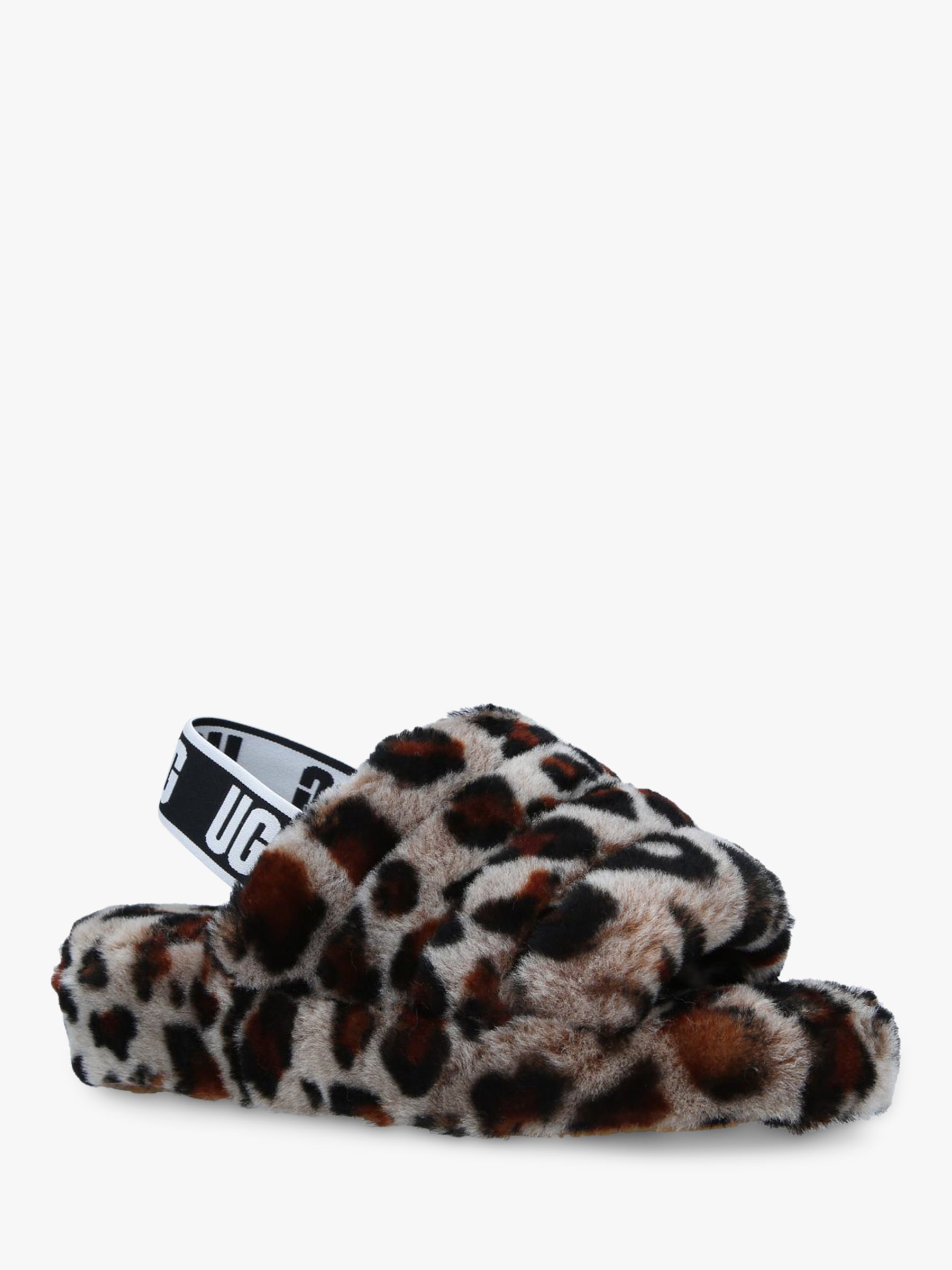 UGG Fluff Yeah Sandals, Leopard at John 