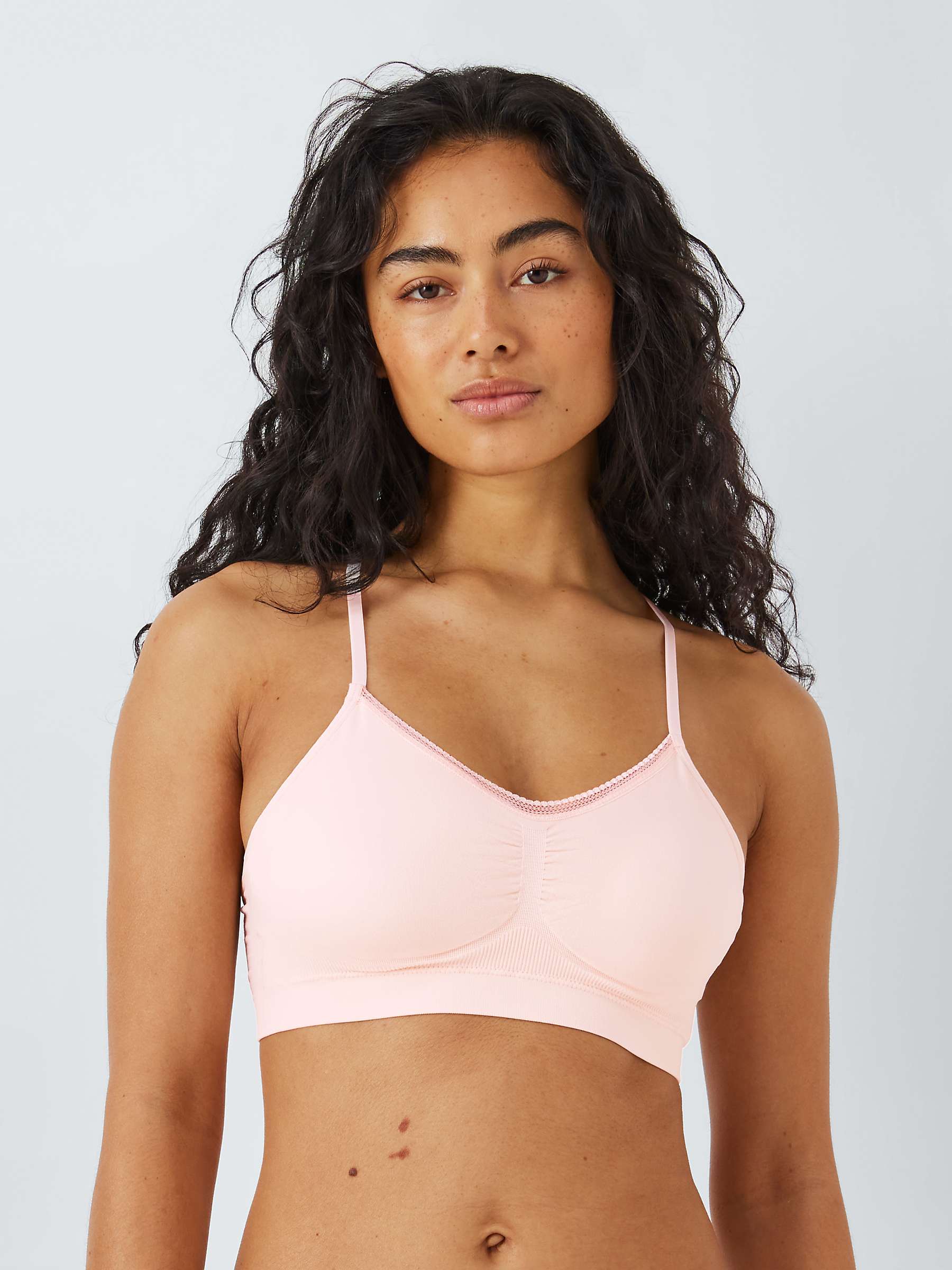 Buy John Lewis ANYDAY Gentle Support April Seamfree Cropped Bra Online at johnlewis.com