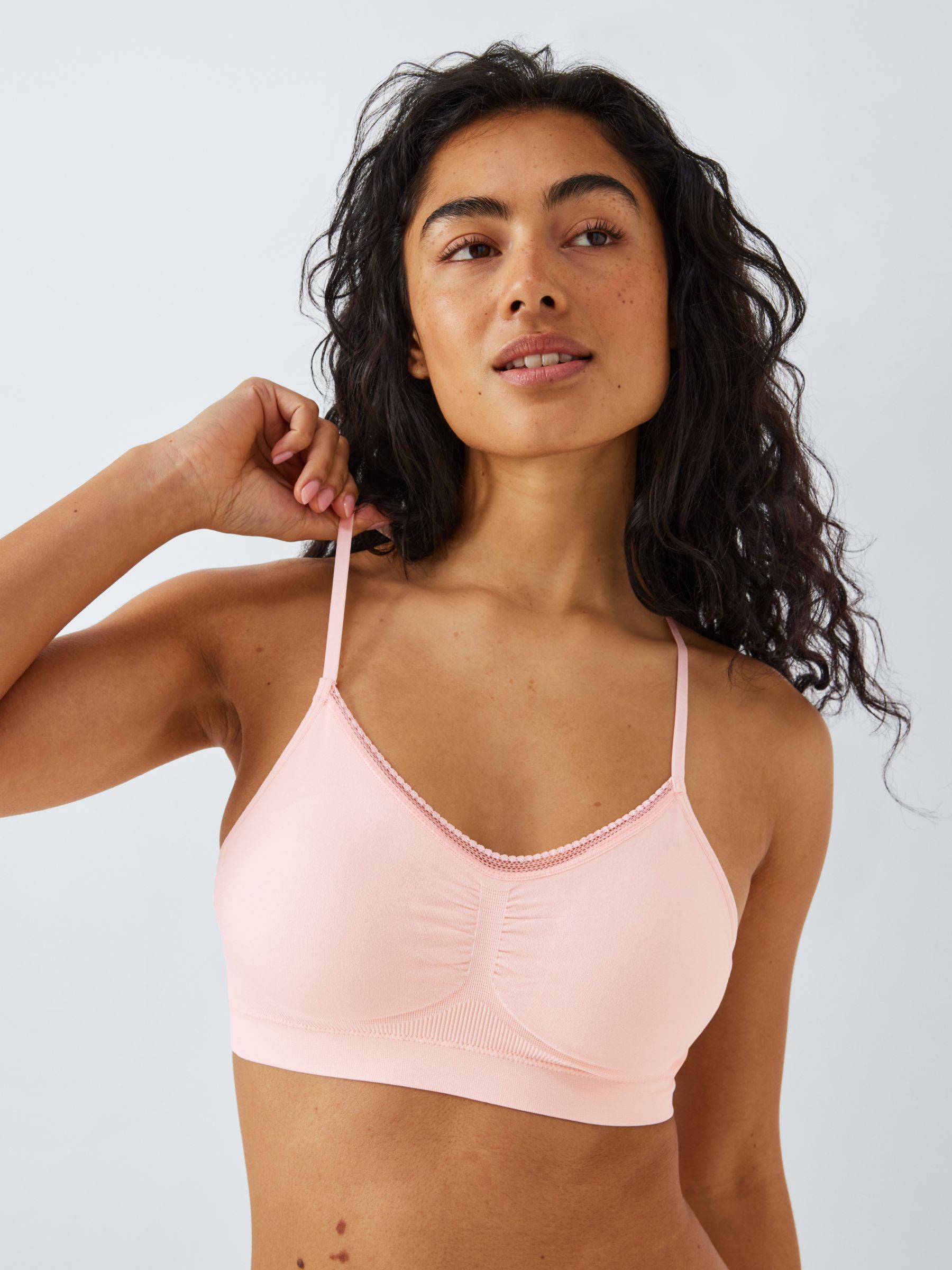 Buy John Lewis ANYDAY Gentle Support April Seamfree Cropped Bra Online at johnlewis.com