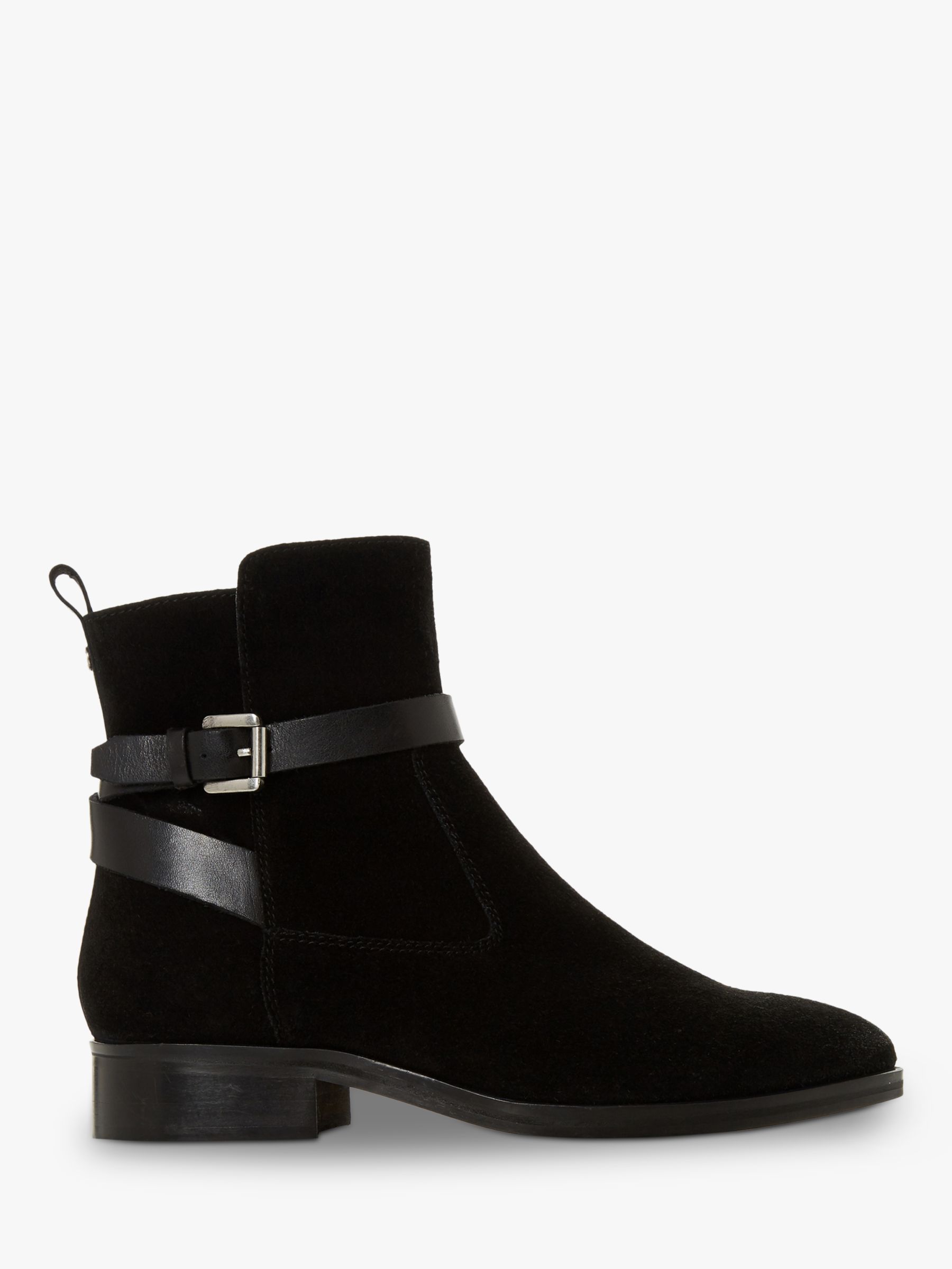 Dune Patrizo Wrap Strap Suede Ankle Boots