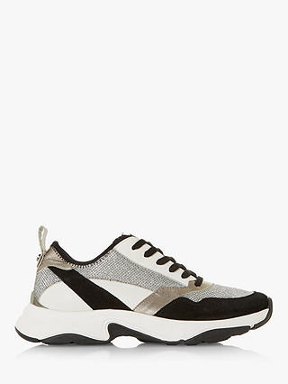 Dune Eira Contrast Panel Chunky Trainers