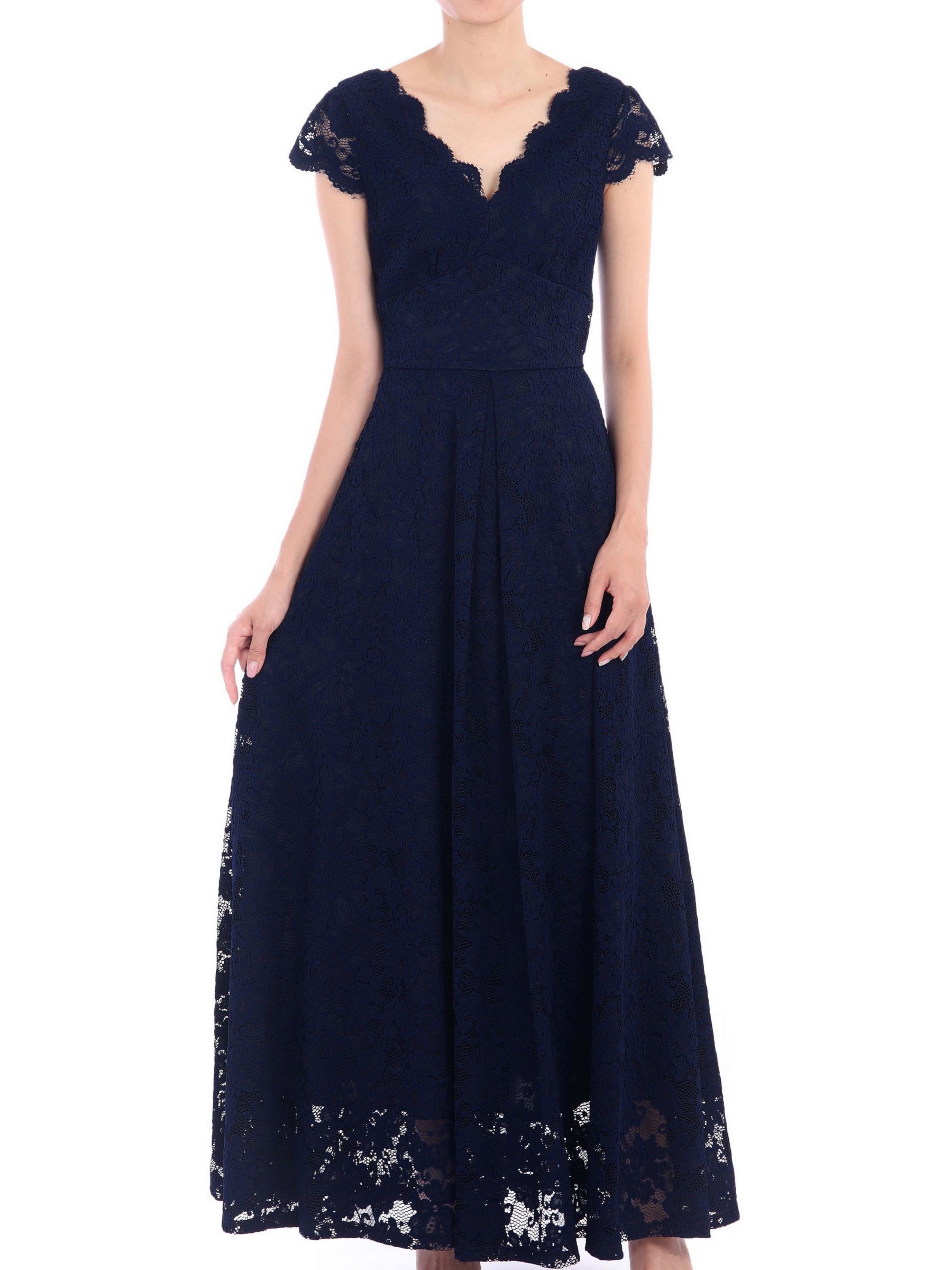 jolie moi blue lace dress