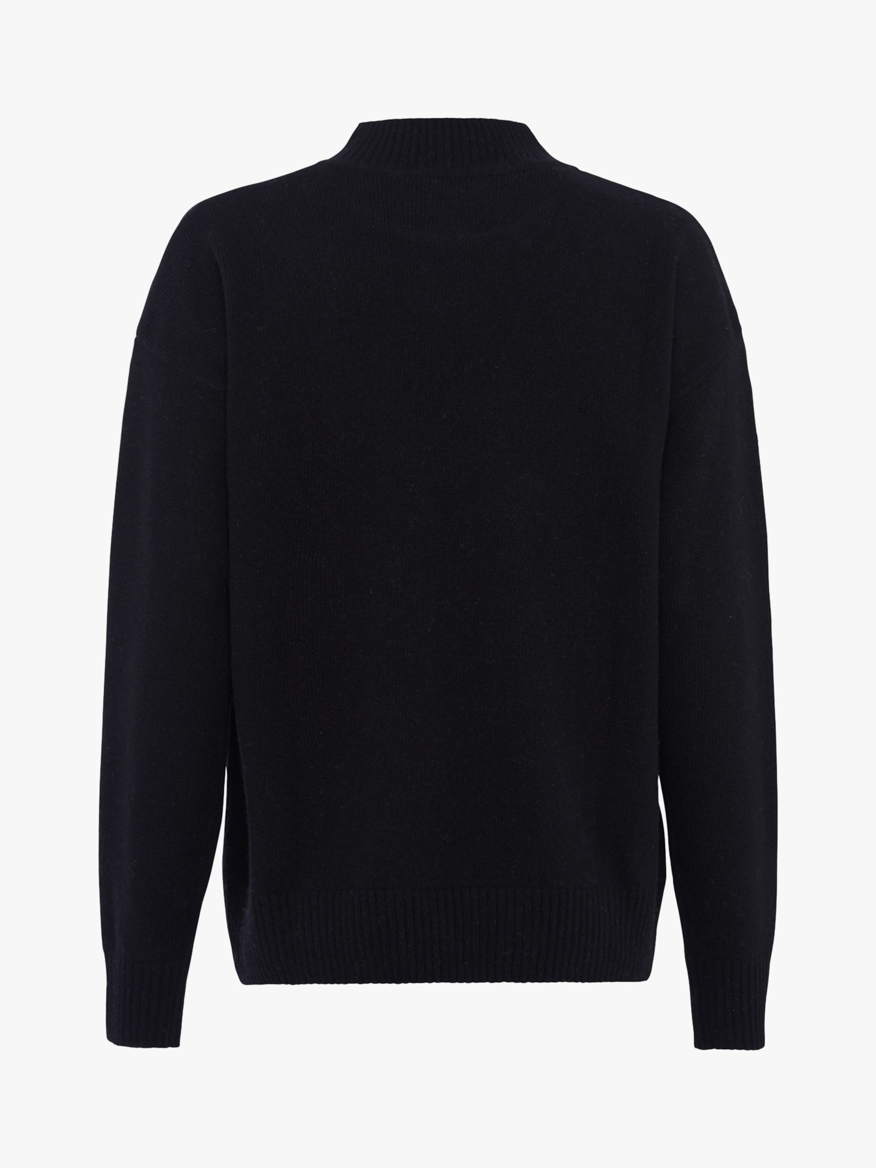 French Connection Tilda Embroidery Jumper, Black