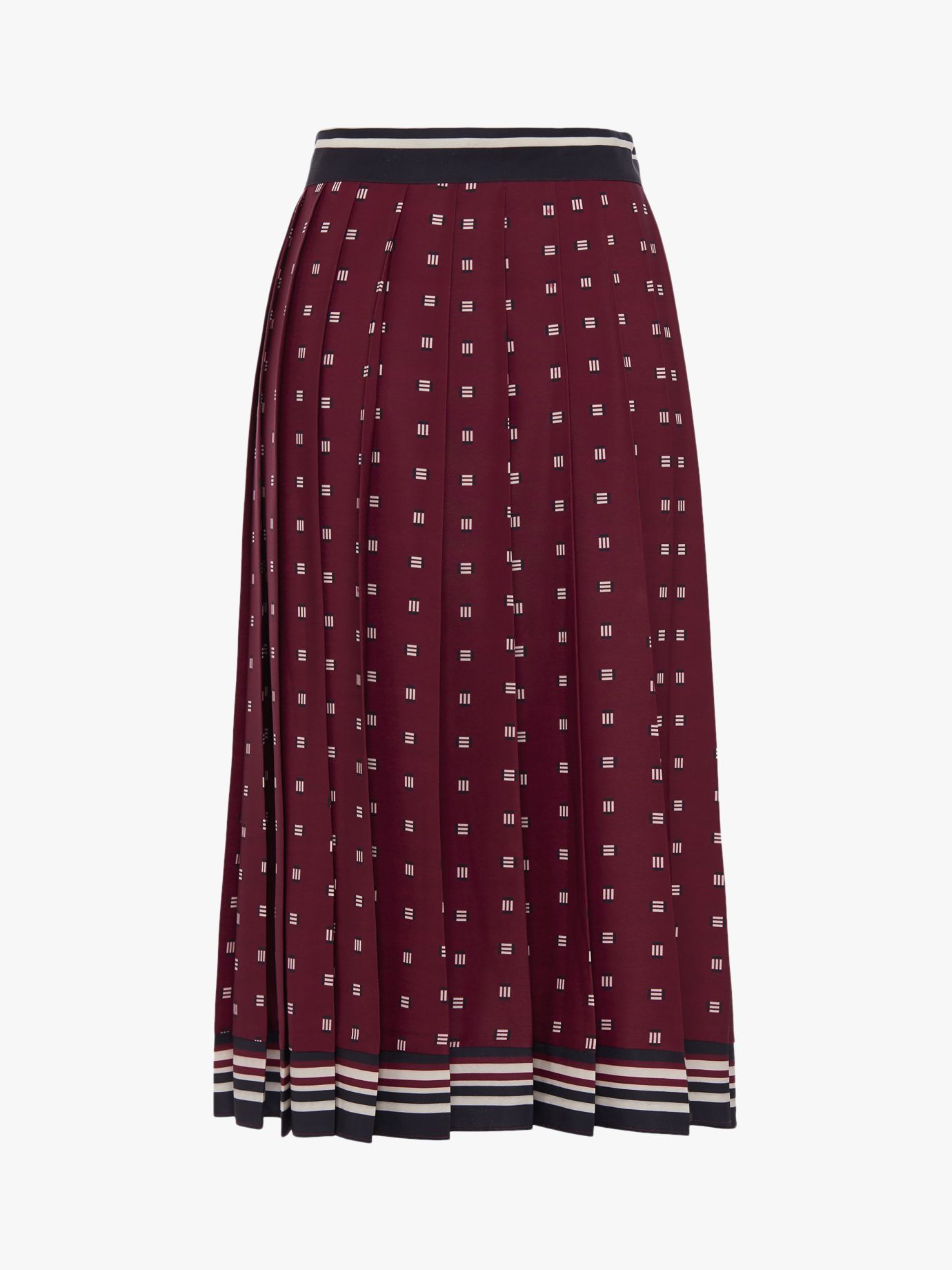 French Connection Claudina Wrap Skirt, Berry