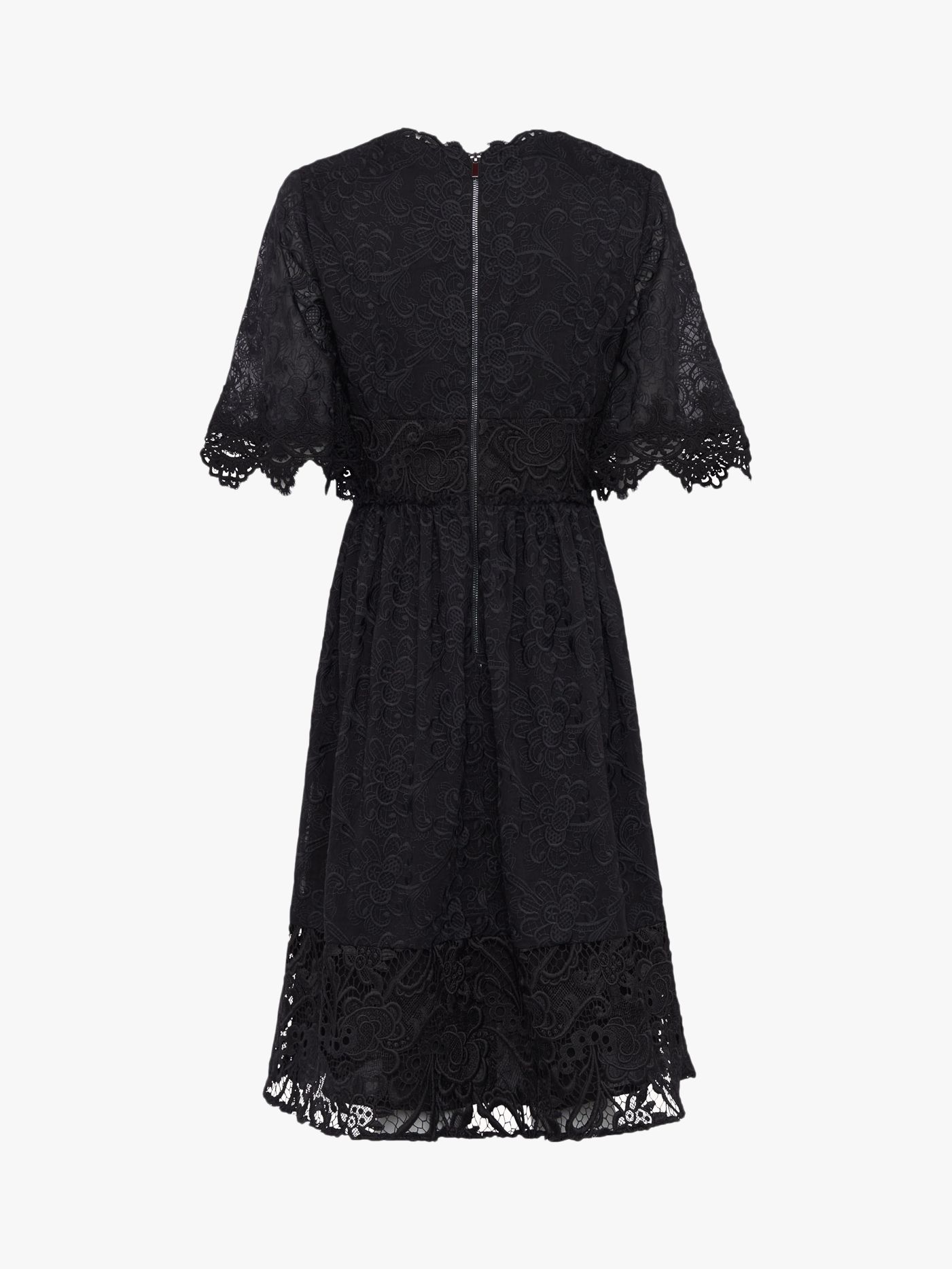 French Connection Alle Sandra Lace Dress, Black