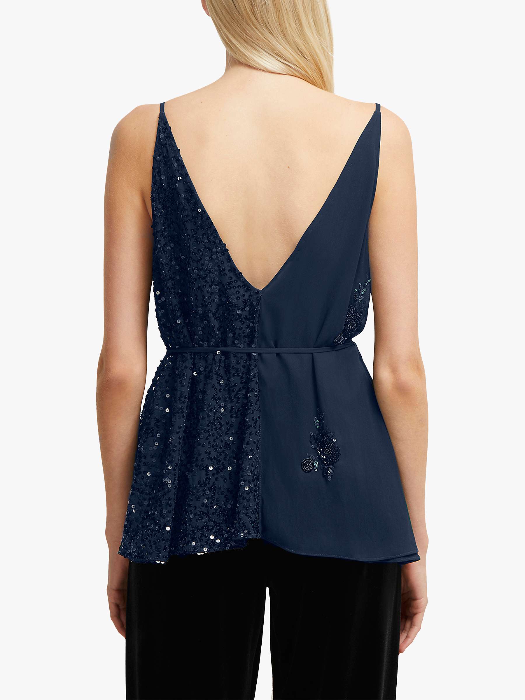 Buy French Connection Aurora Embellished Wrap Top Online at johnlewis.com