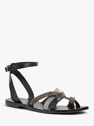 AND/OR Gemma Leather Flat Sandals
