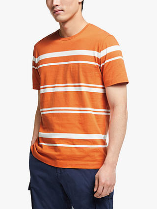 John Lewis & Partners Irregular Stripe T-Shirt