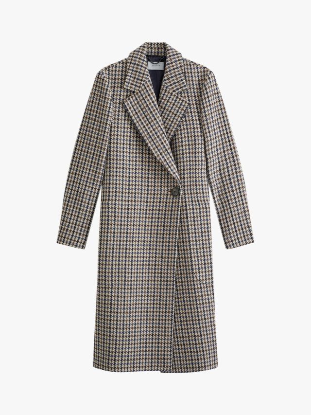 Jigsaw sales dogtooth coat