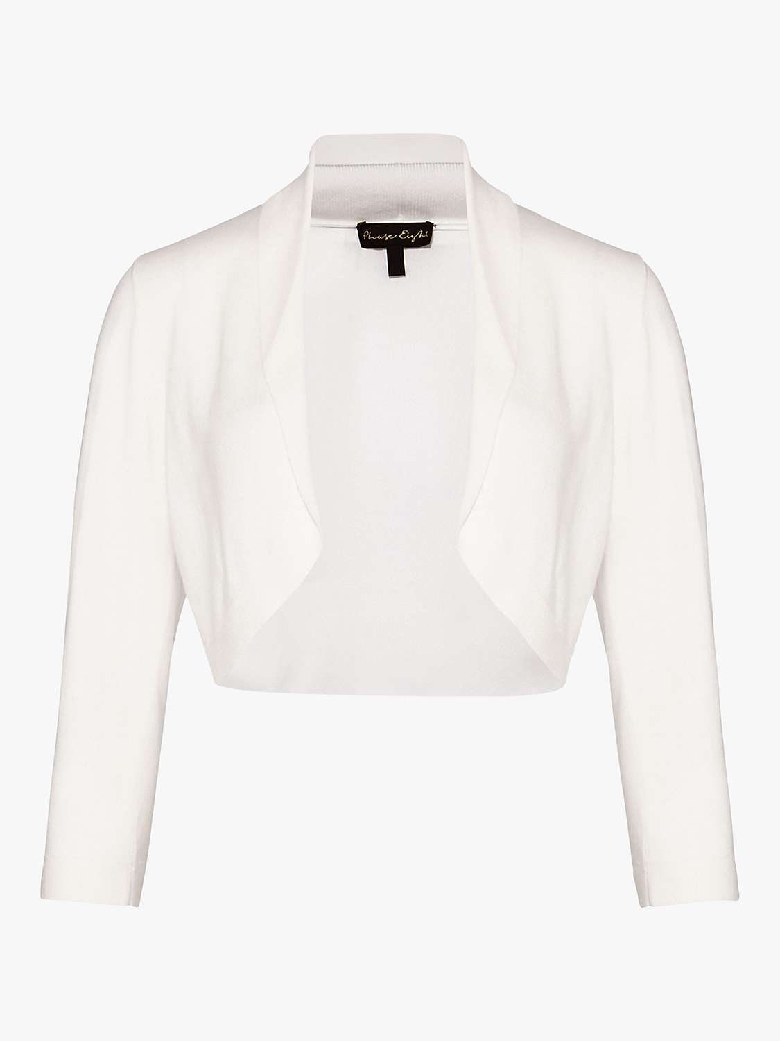 Phase Eight Callie Cover-Up Cardigan, Ivory at John Lewis & Partners
