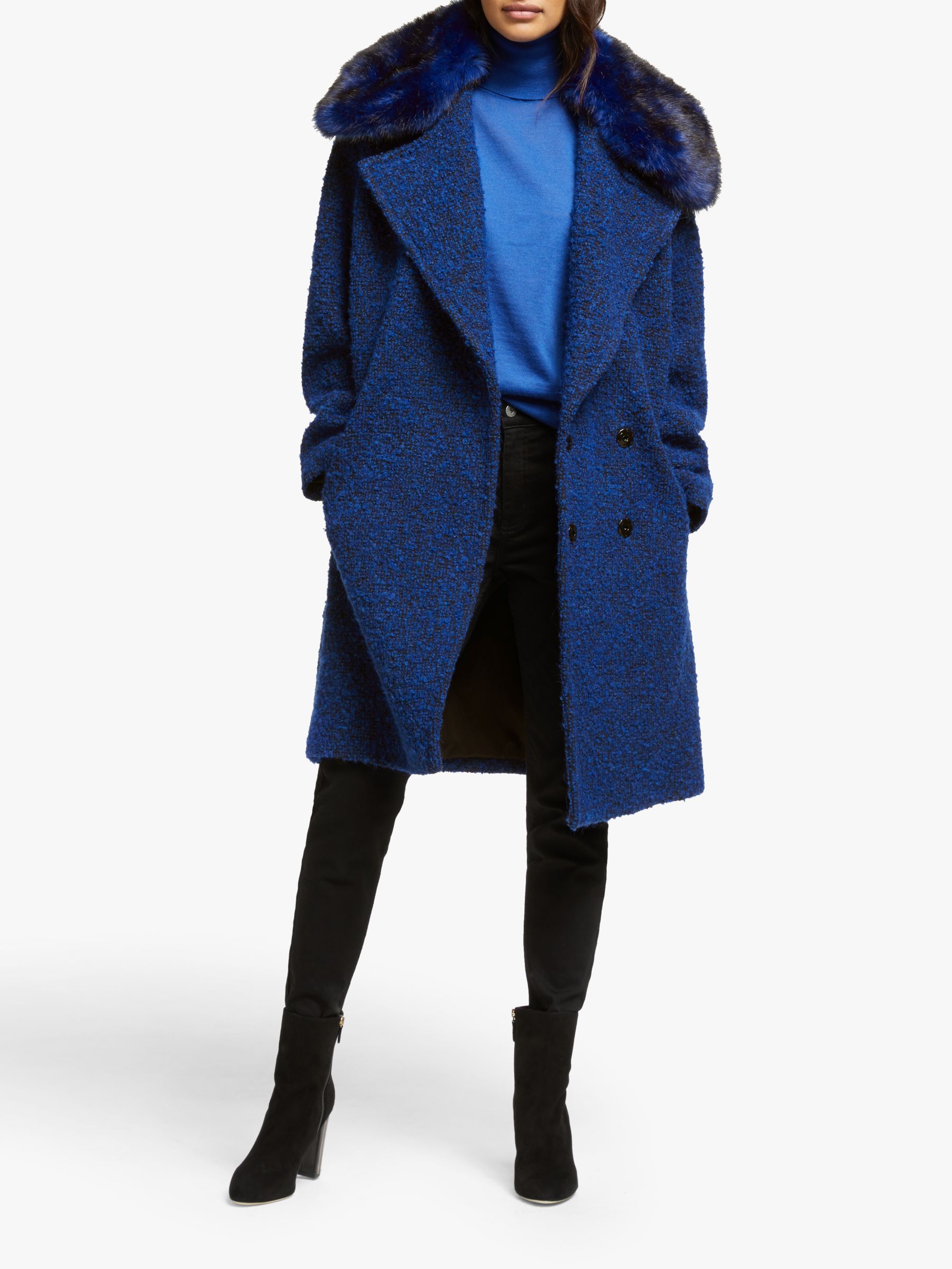 michael kors blue coat