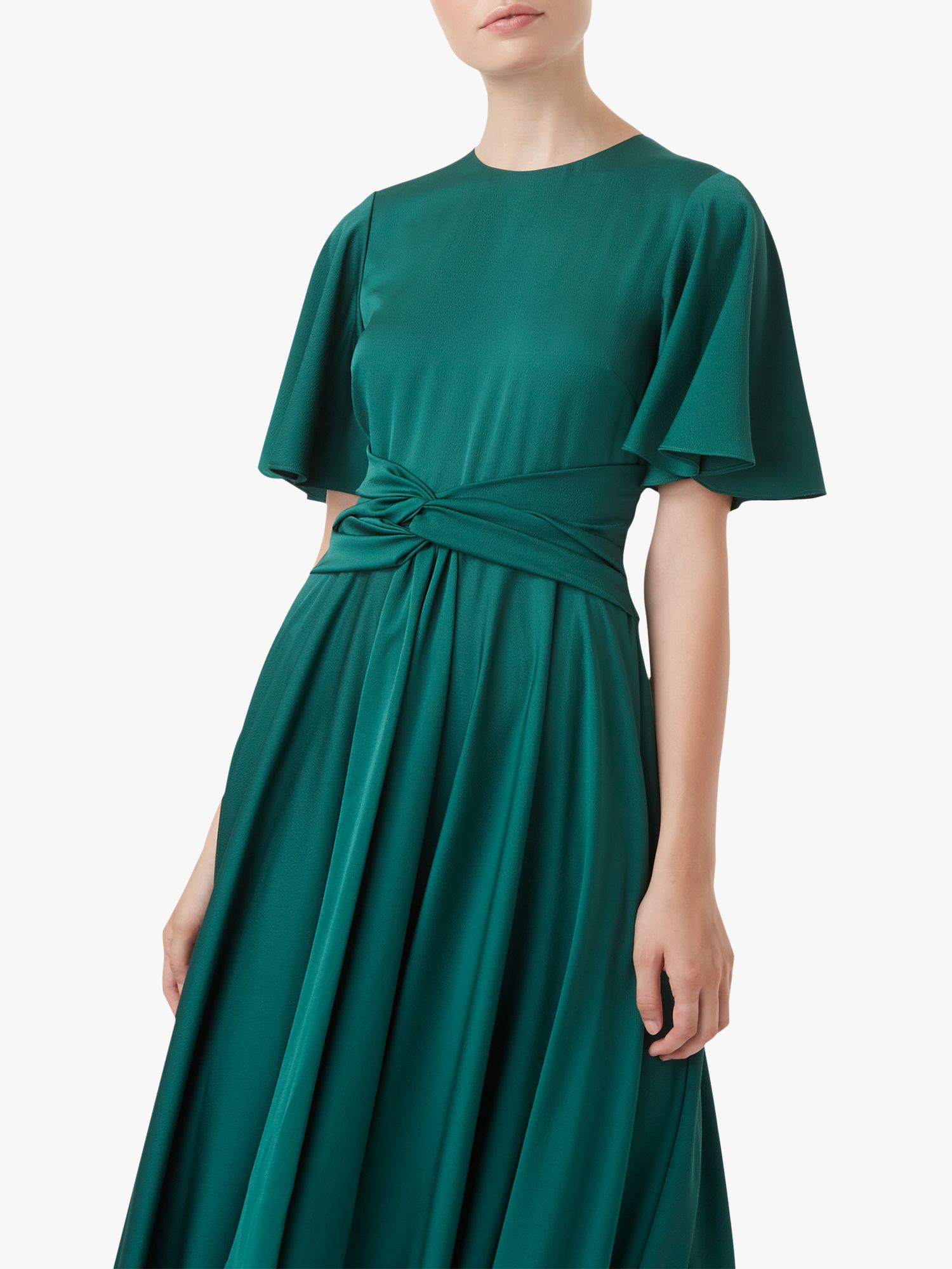 hobbs emerald green dress