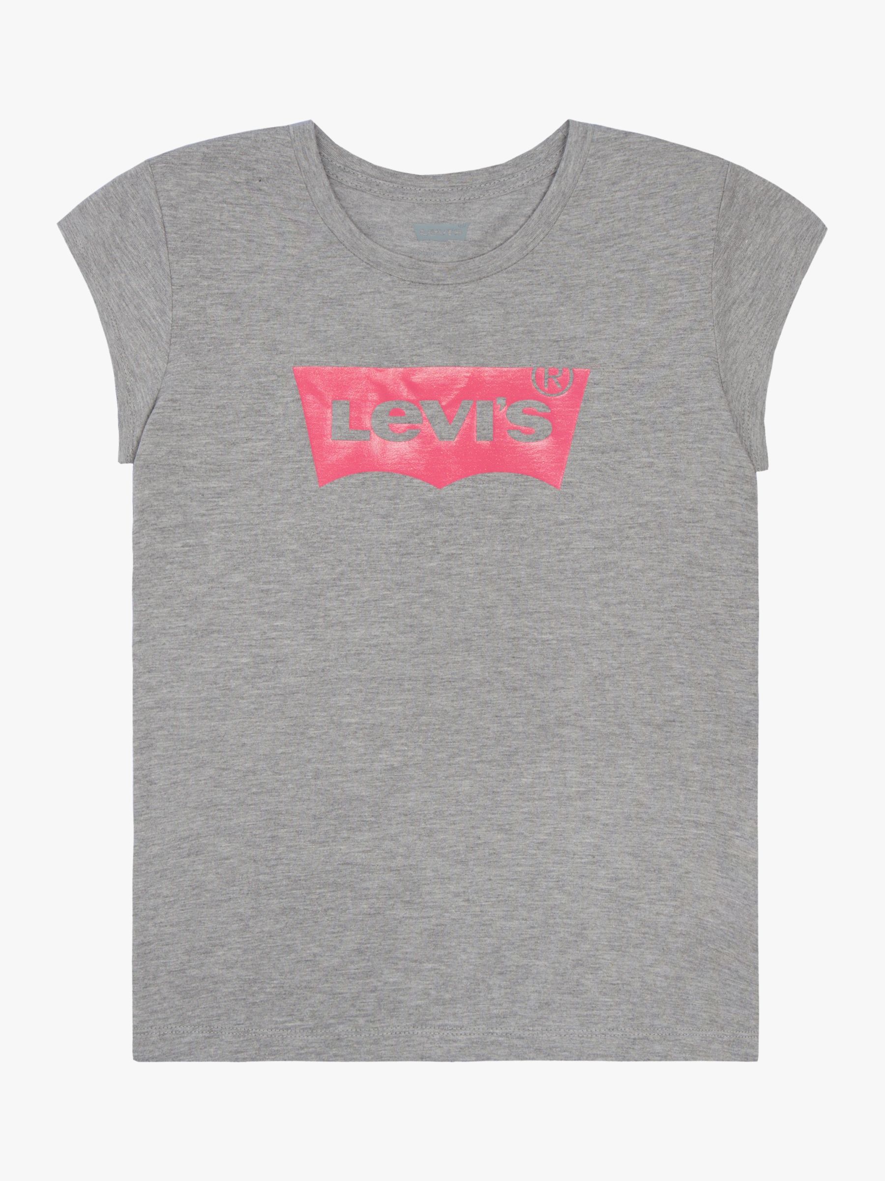 Levi's Girls' Batwing T-Shirt, Grey at 