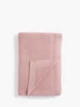 John Lewis Rye Plain Knit Throw, Plaster