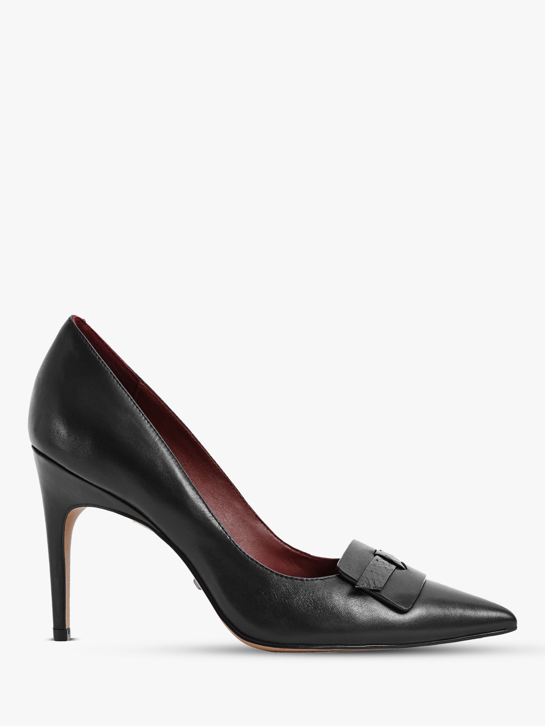 Reiss Harriet Leather Court Shoes