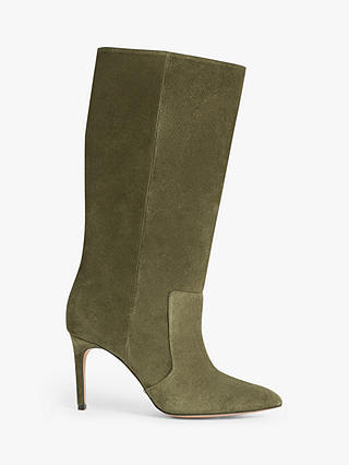 Reiss Lily Suede Pointed Toe Boots