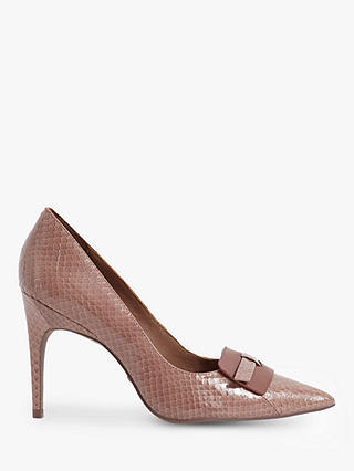 Reiss Harriet Leather Court Shoes