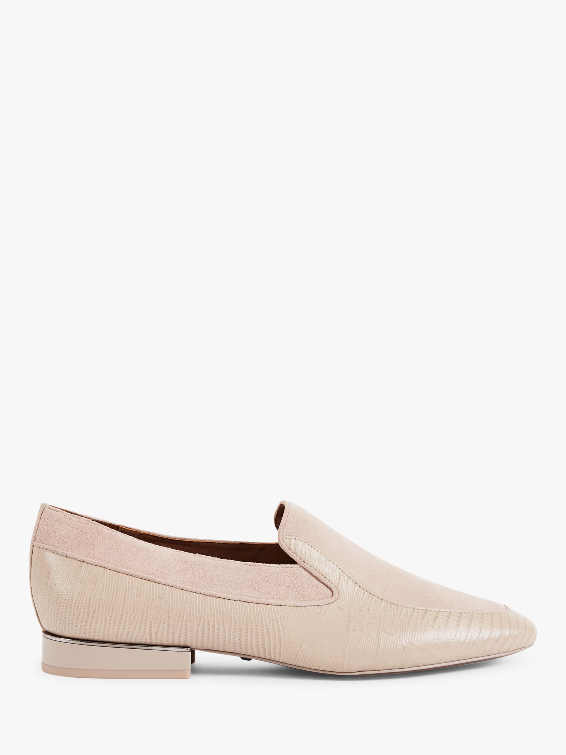 Reiss Nina Leather Slip On Loafers