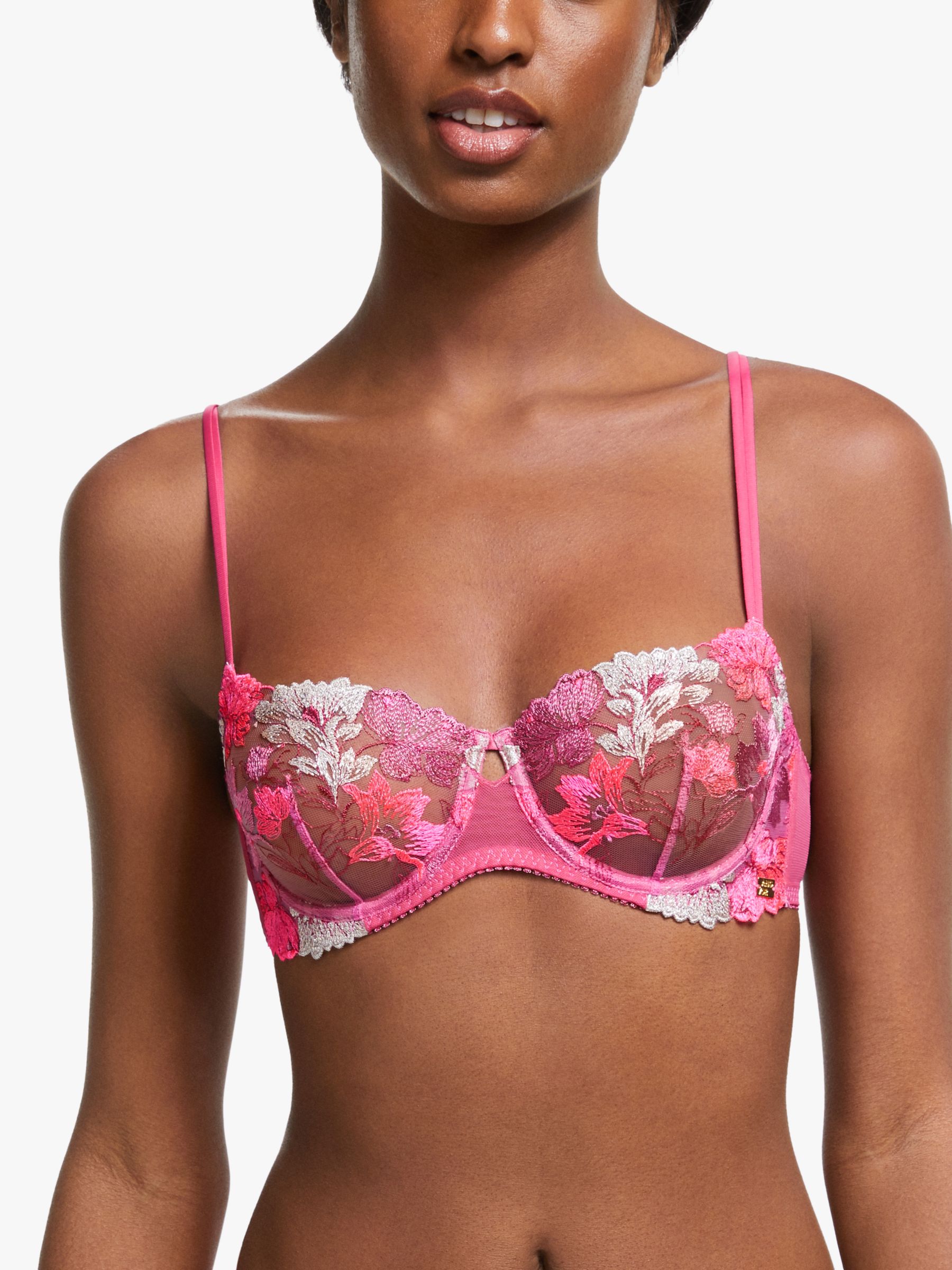 AND/OR Harper Rebel Embroidered Balcony Bra