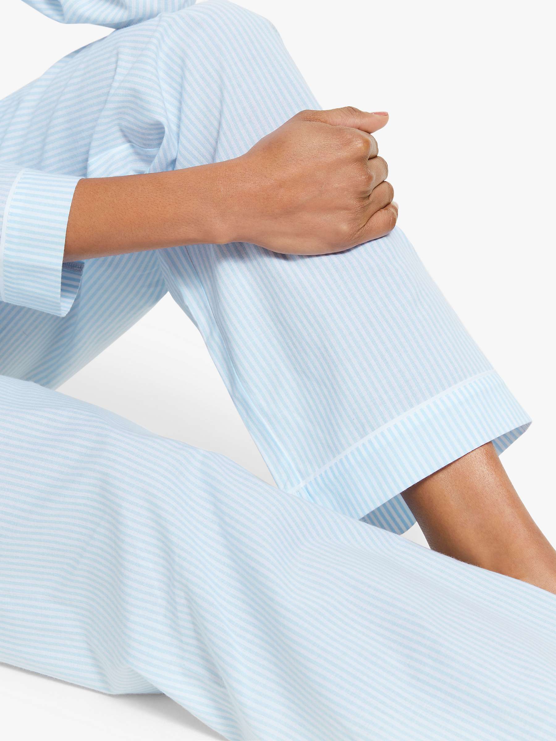 Buy John Lewis Lucia Yarn  Dye Stripe Cotton Pyjama Set Online at johnlewis.com