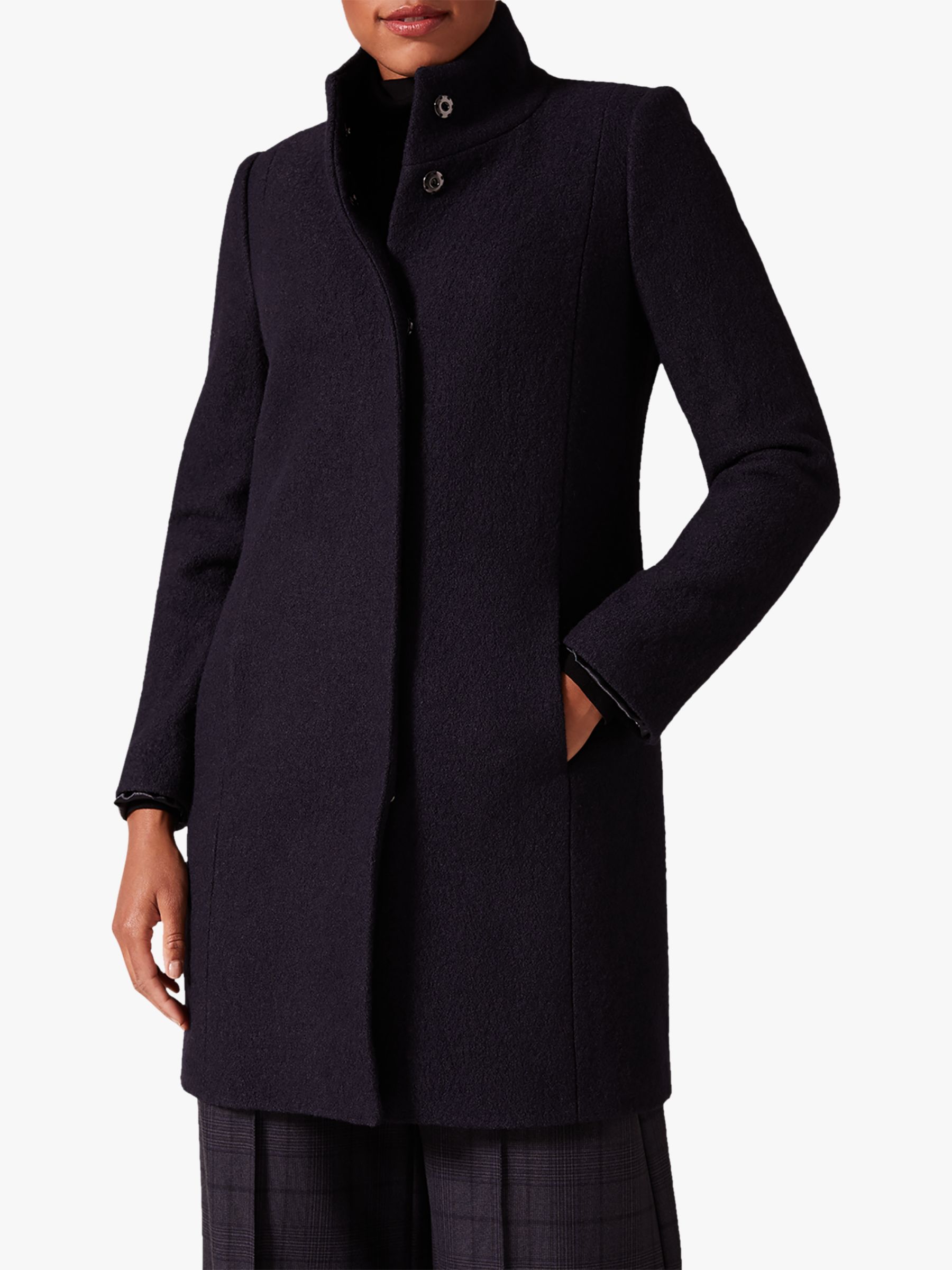 Phase Eight Bailie Wool Funnel Neck Coat at John Lewis & Partners