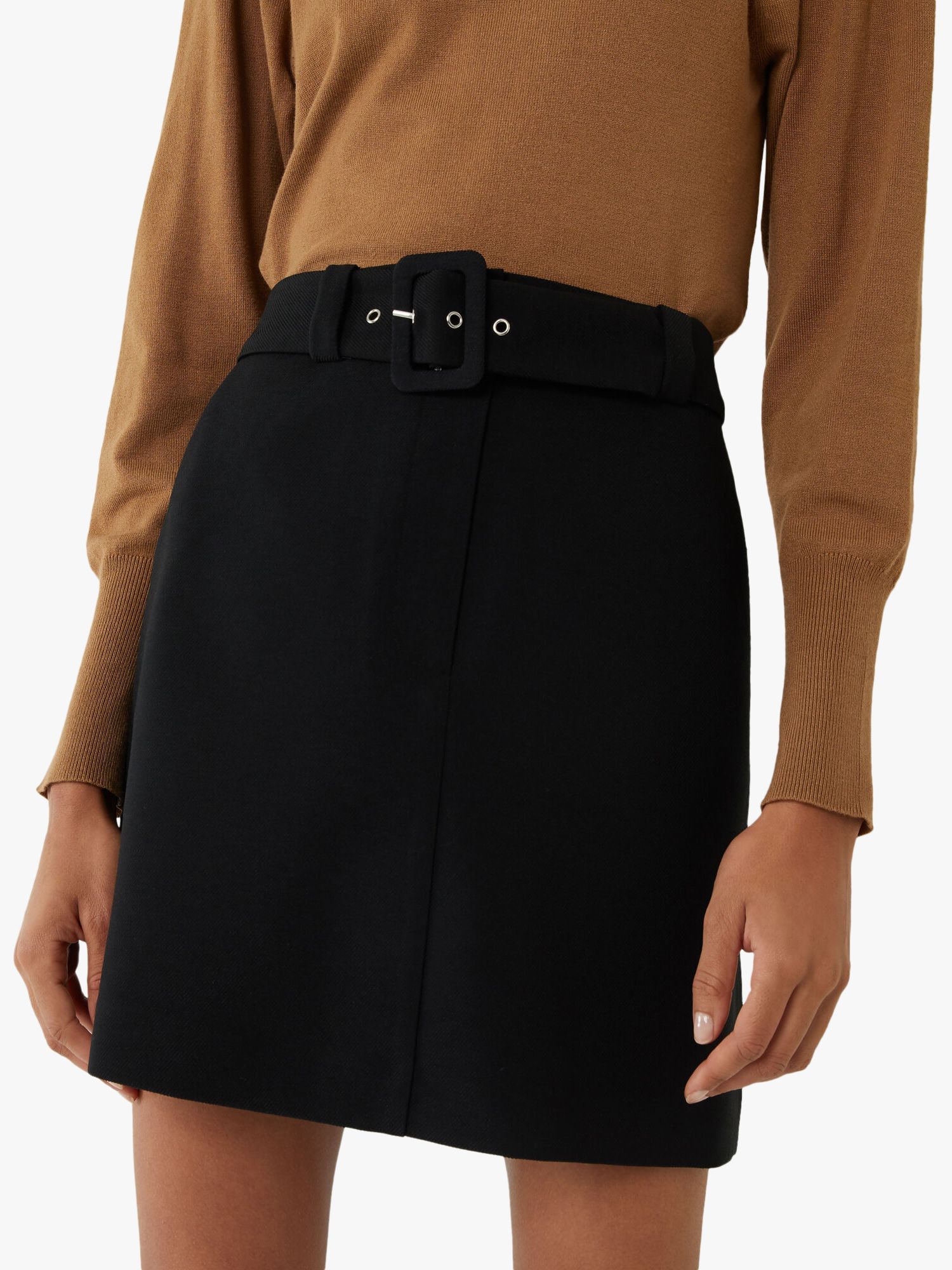 Warehouse Belted Mini Skirt At John Lewis Partners