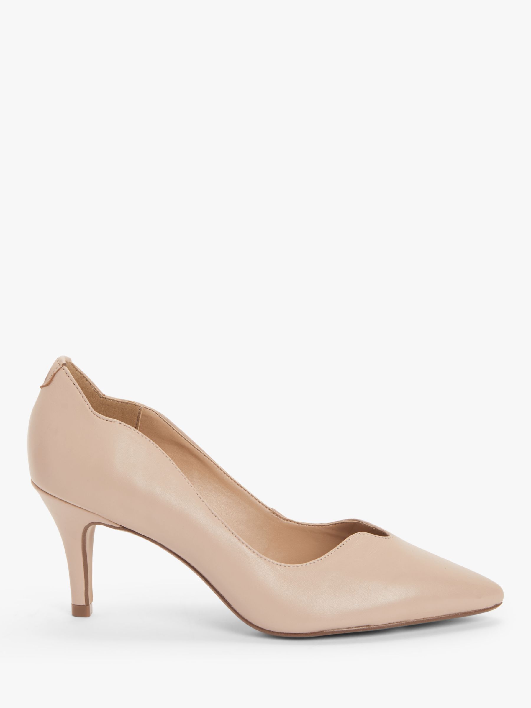 stand out Blur Extraordinary John Lewis Allina Wavy Top Line Mid Heel Court Shoes