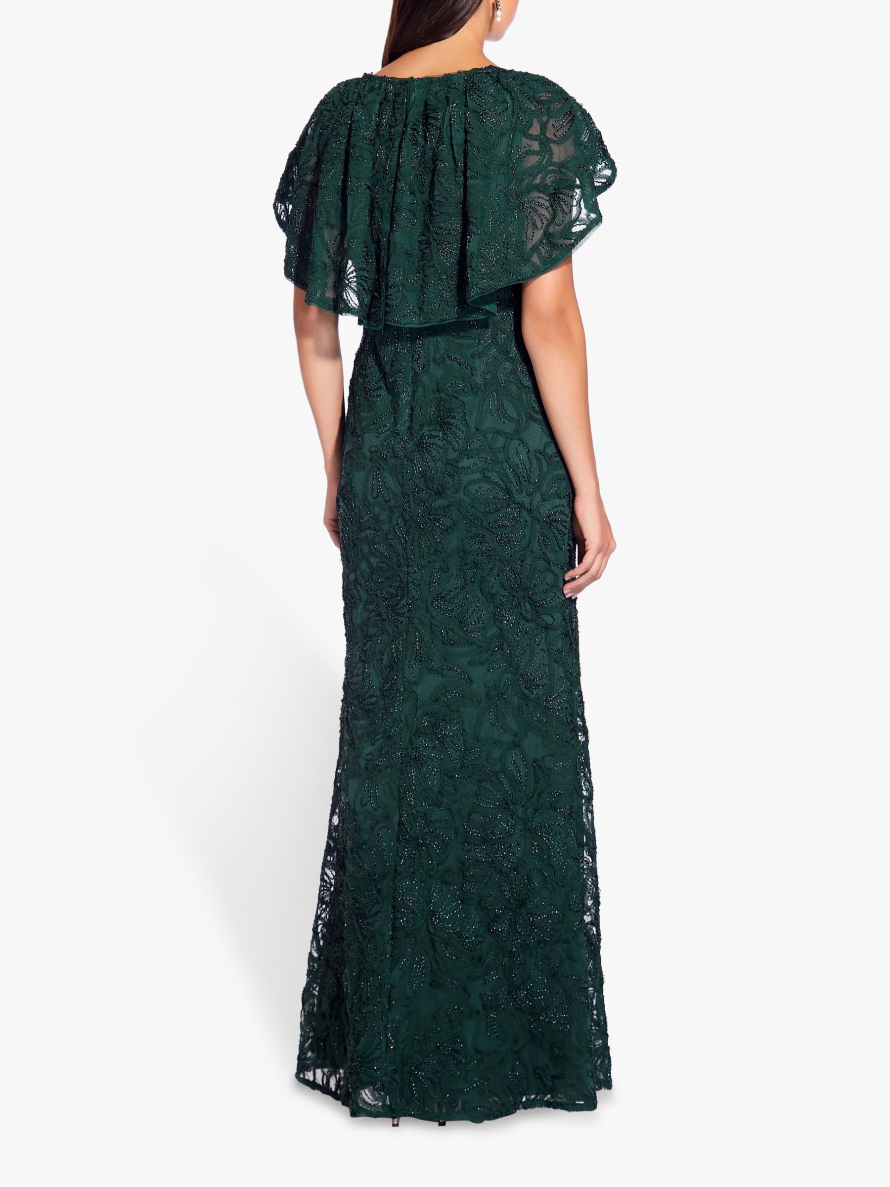 Adrianna Papell Soutache Embellished Dress, Dusty Emerald