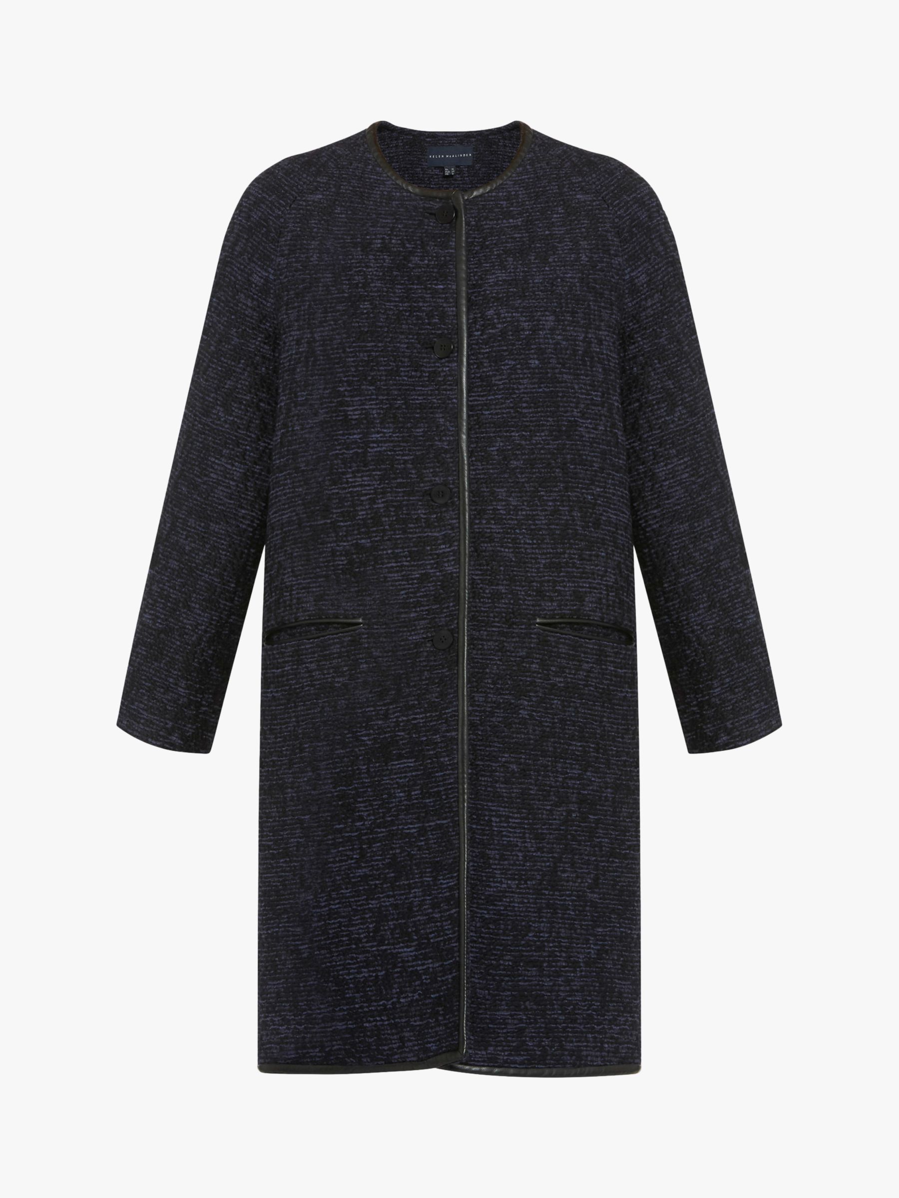 Helen McAlinden Fern Boucle Coat, Navy