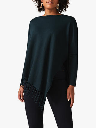 Phase Eight Athena Tassel Knit Jumper, Galactic Green