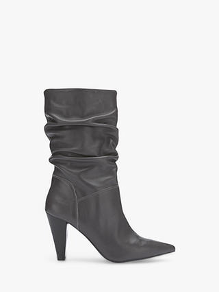 Mint Velvet Harley Cone Heel Calf Leather Boots