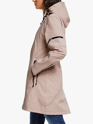 Ilse Jacobsen Hornbæk 3/4 Length Raincoat, Adobe Rose
