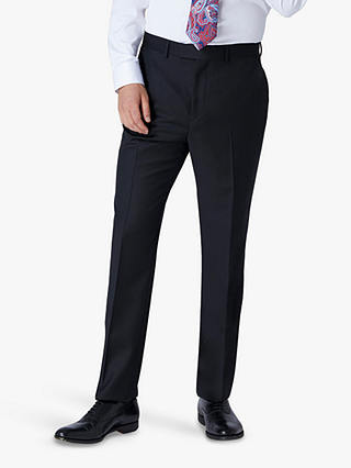 Jaeger 120s Wool Twill Regular Fit Suit Trousers, Navy