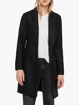 AllSaints Leni Lea Coat, Black