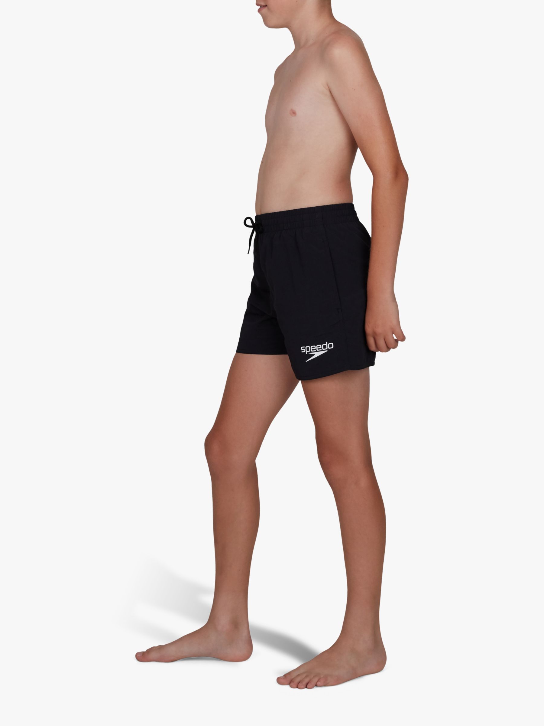 Sneeuwwitje premier Oost Timor Speedo Boys' Essentials 13" Swim Shorts, Black at John Lewis & Partners