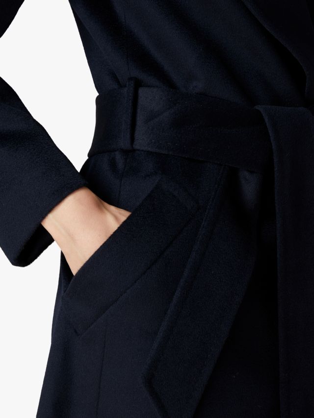 Jaeger navy wool clearance coat