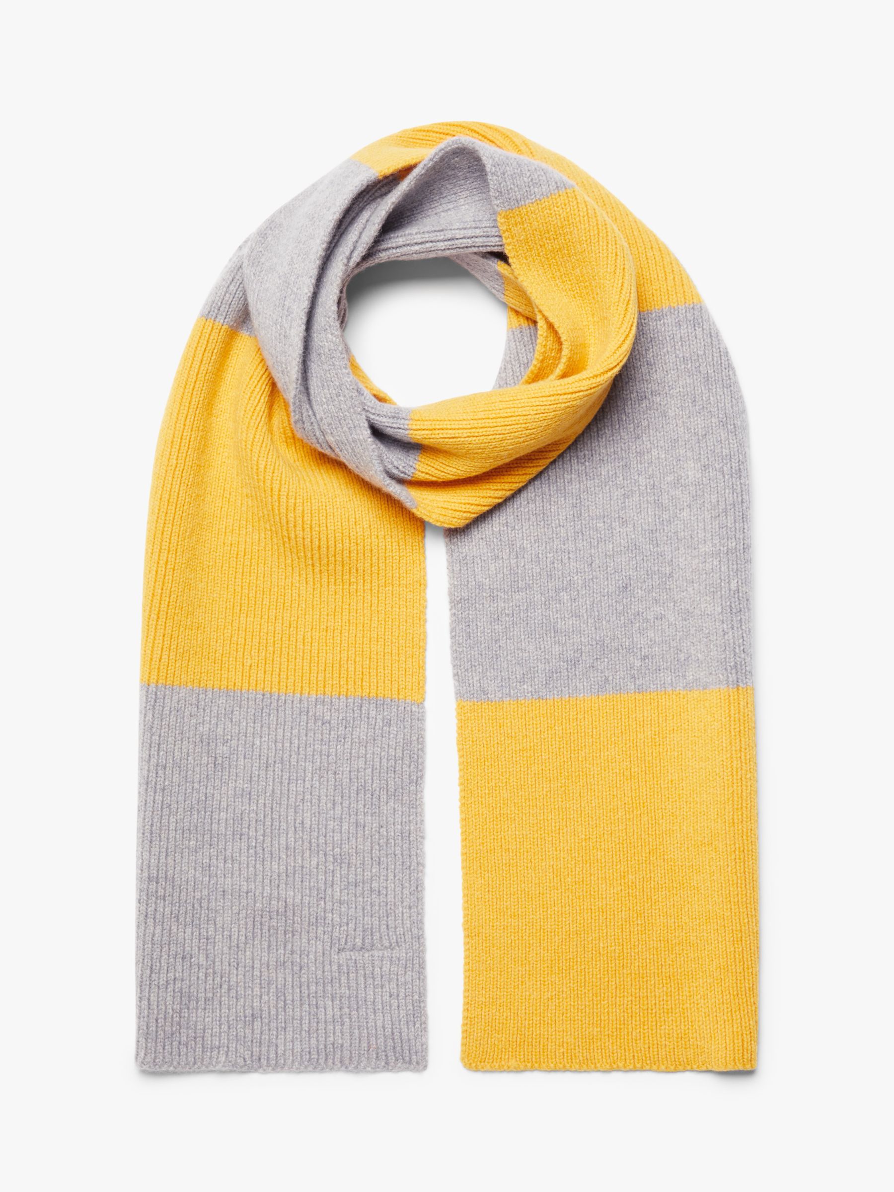 Country of Origin Striped Lambswool Scarf